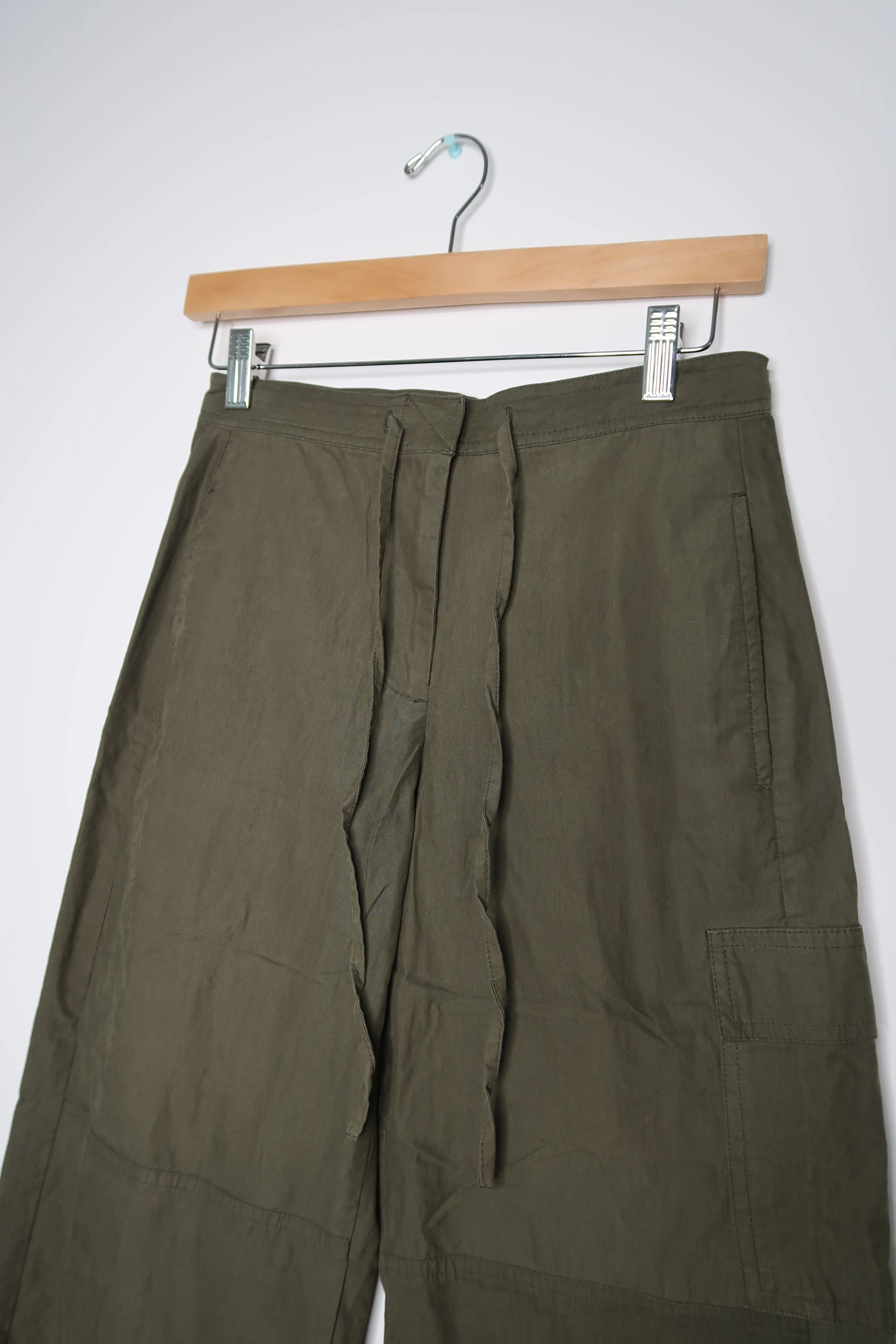 2000s Vintage Express Army Green Cargo Pants