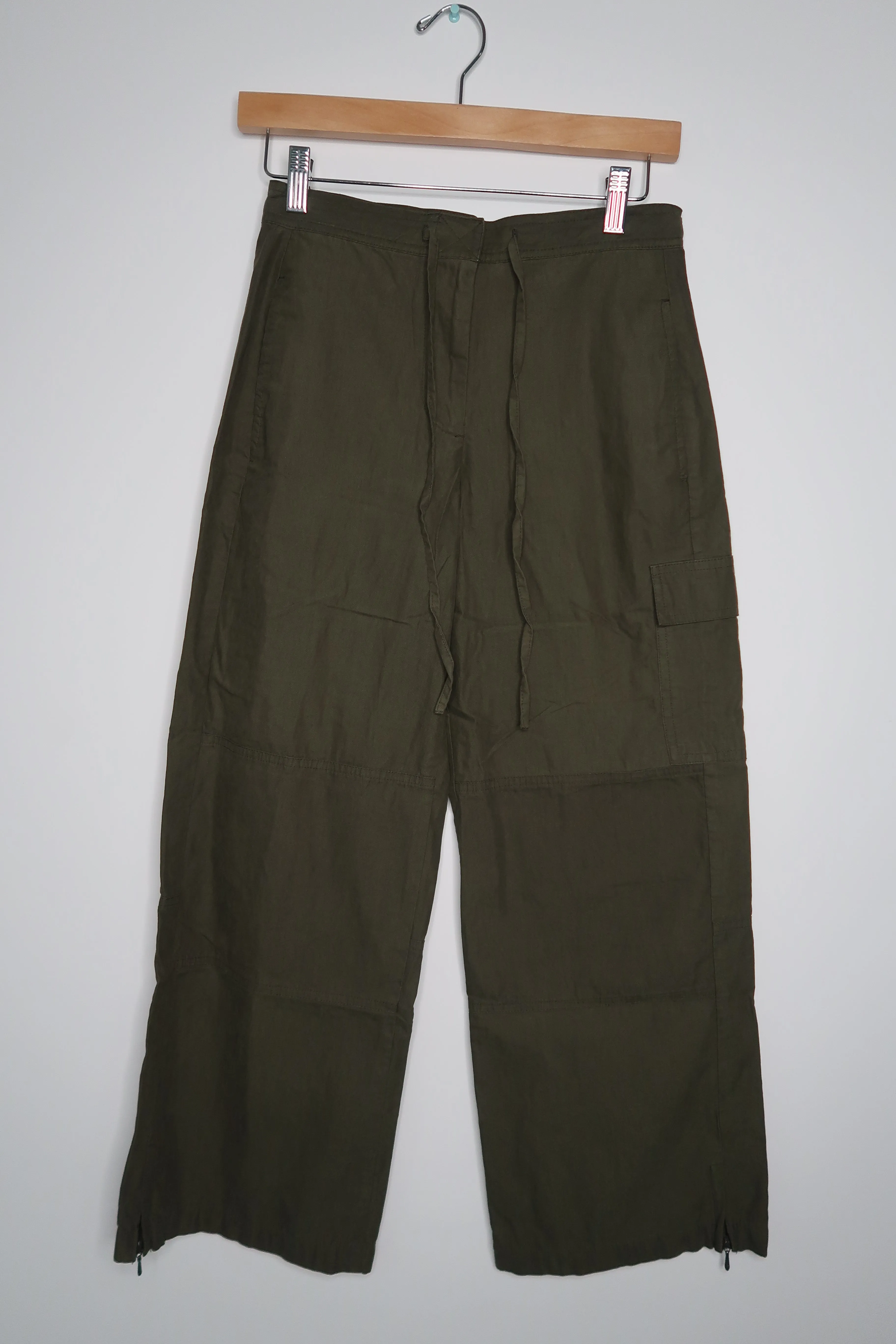 2000s Vintage Express Army Green Cargo Pants