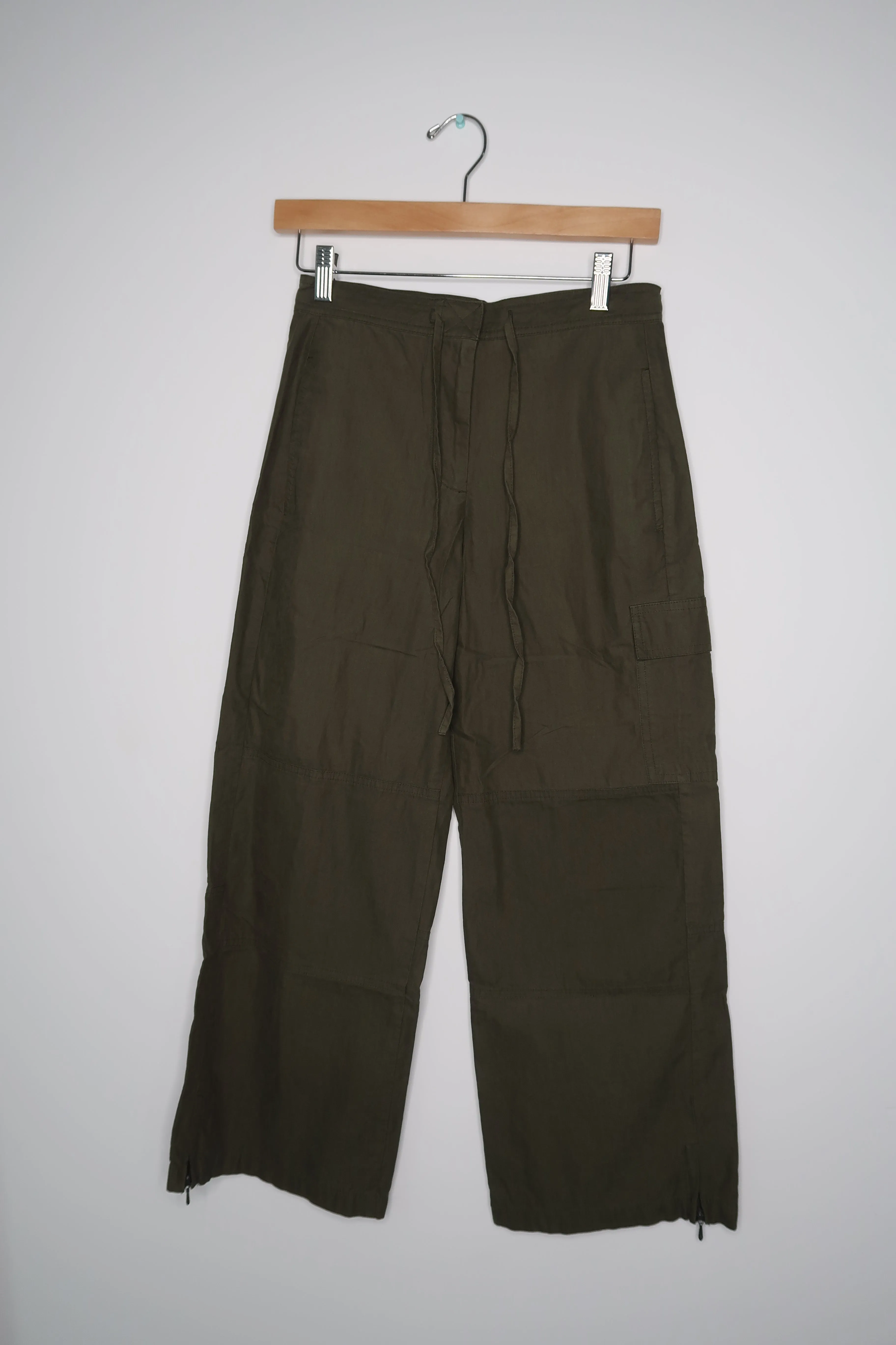 2000s Vintage Express Army Green Cargo Pants