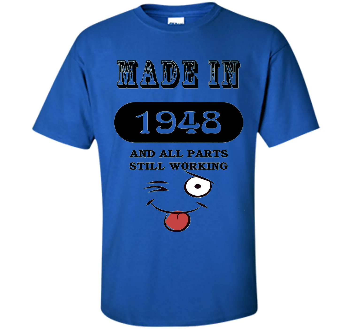 68th Birthday Gift Made in 1948 Funny Ladies Gentlemans T-Sh