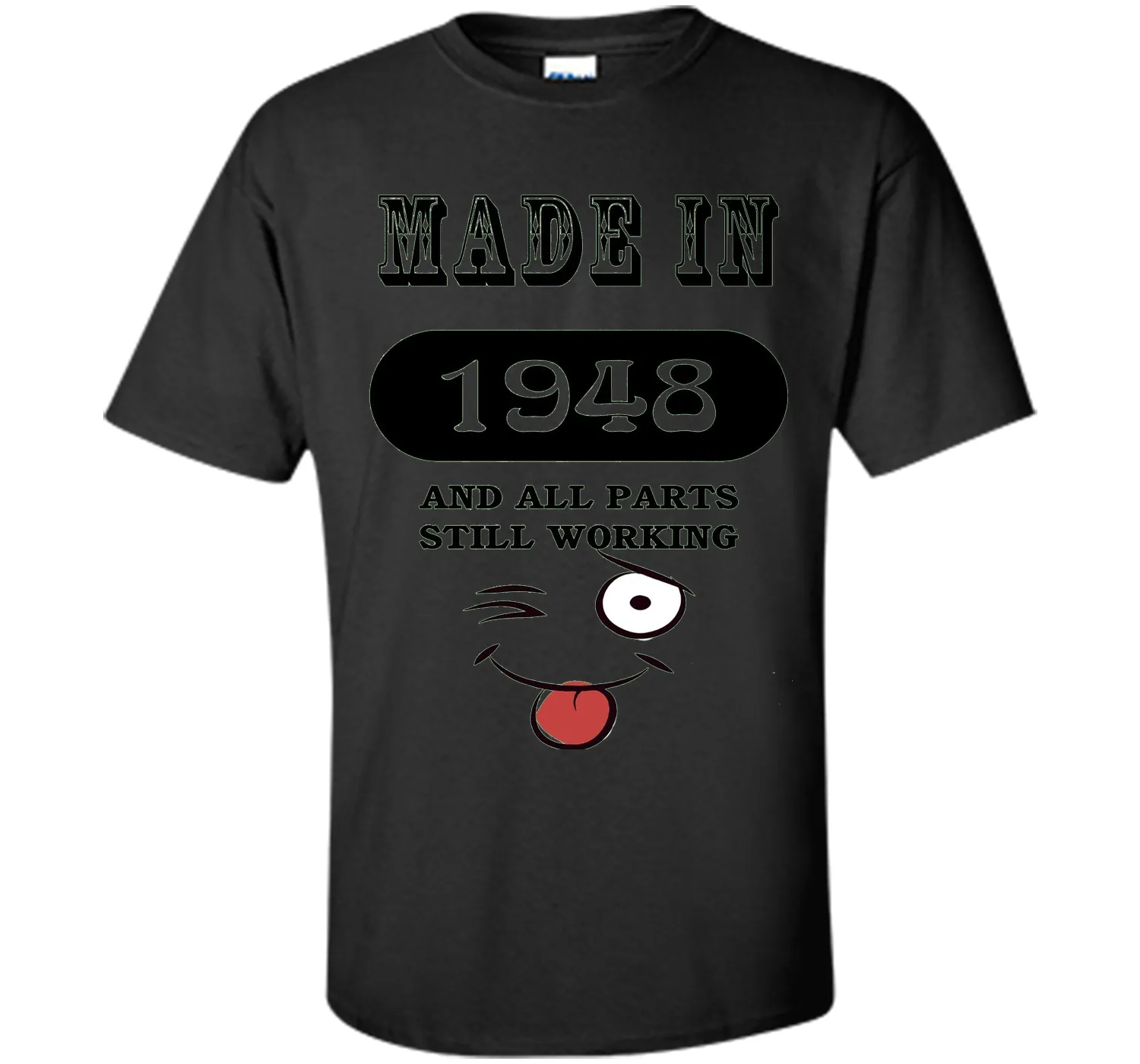 68th Birthday Gift Made in 1948 Funny Ladies Gentlemans T-Sh