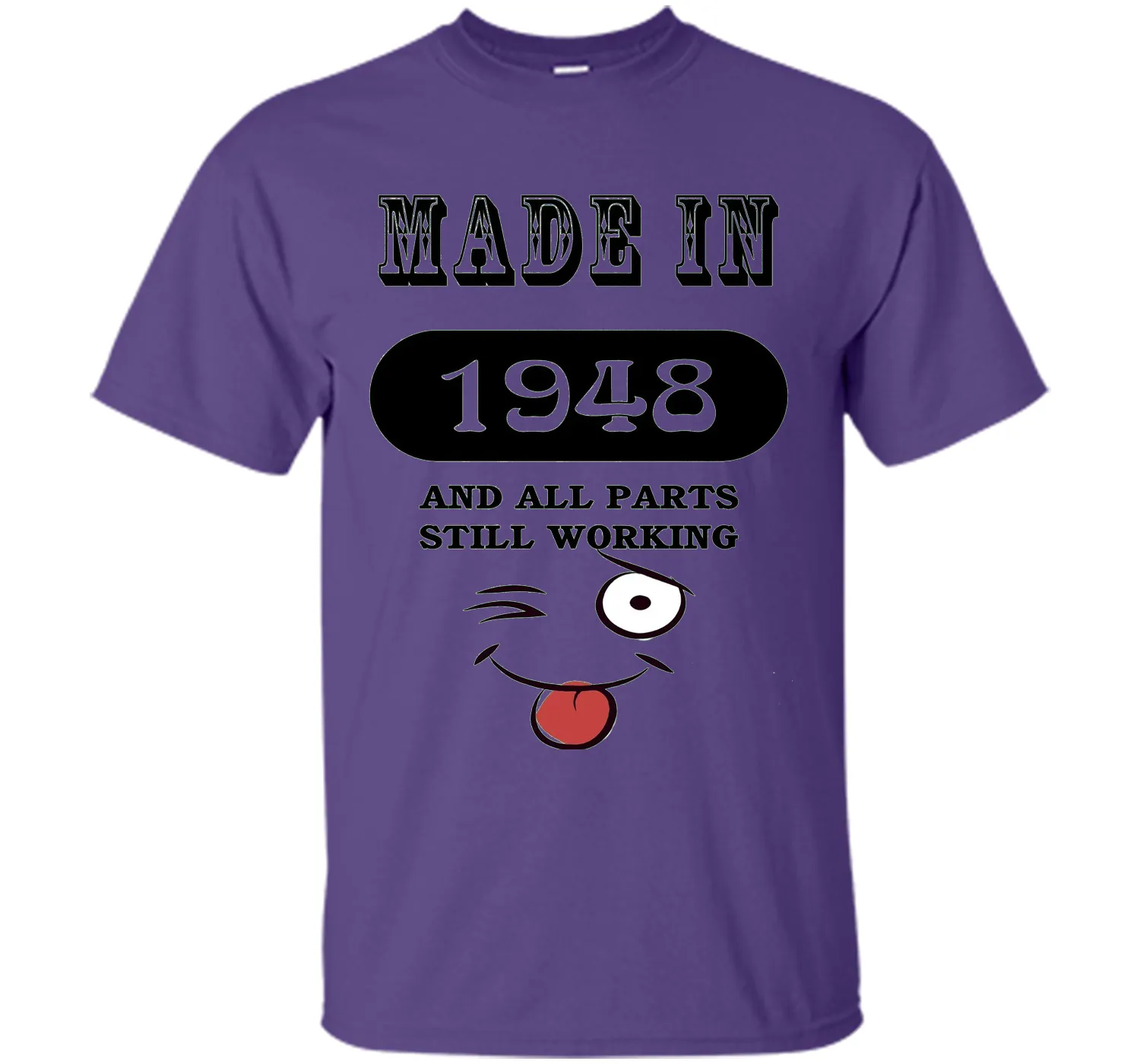 68th Birthday Gift Made in 1948 Funny Ladies Gentlemans T-Sh