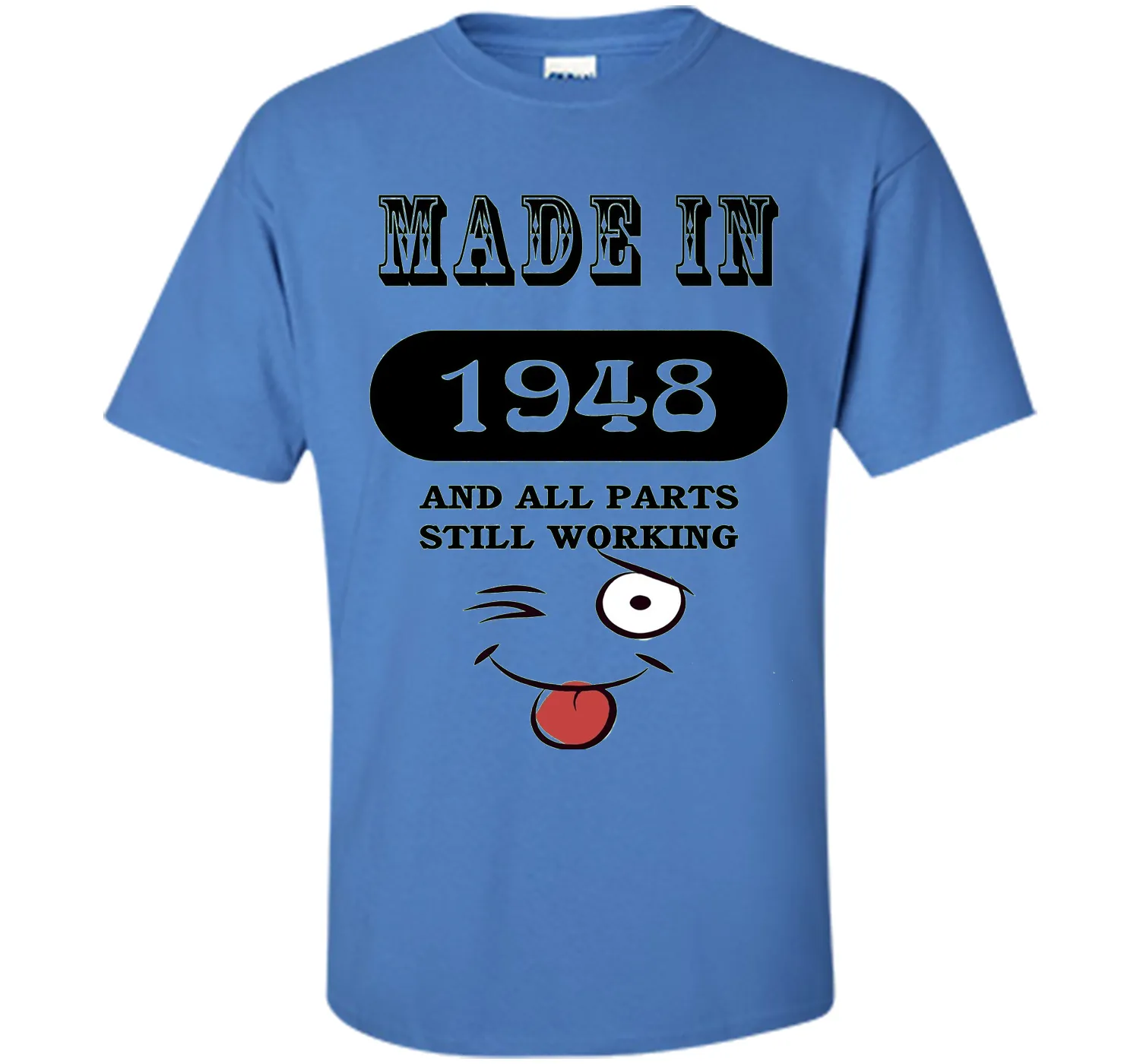 68th Birthday Gift Made in 1948 Funny Ladies Gentlemans T-Sh