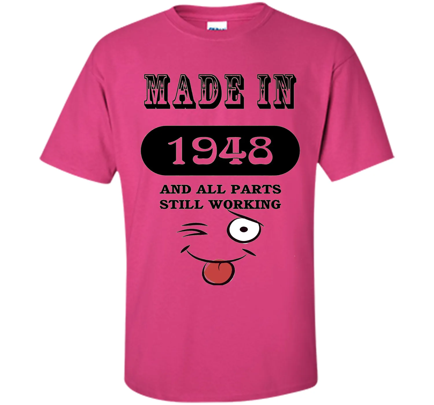 68th Birthday Gift Made in 1948 Funny Ladies Gentlemans T-Sh