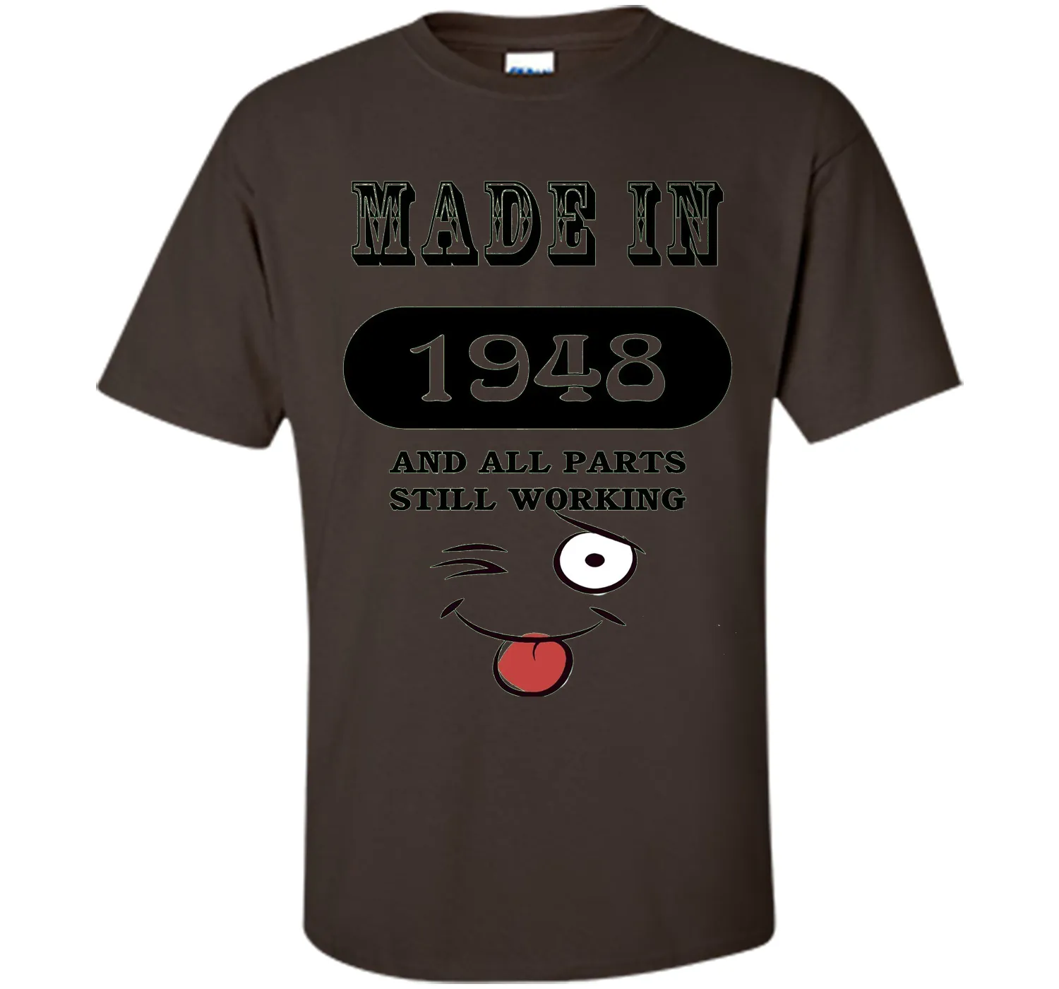 68th Birthday Gift Made in 1948 Funny Ladies Gentlemans T-Sh