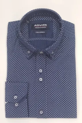 Advise Long Sleeve Shirt 848 - Navy