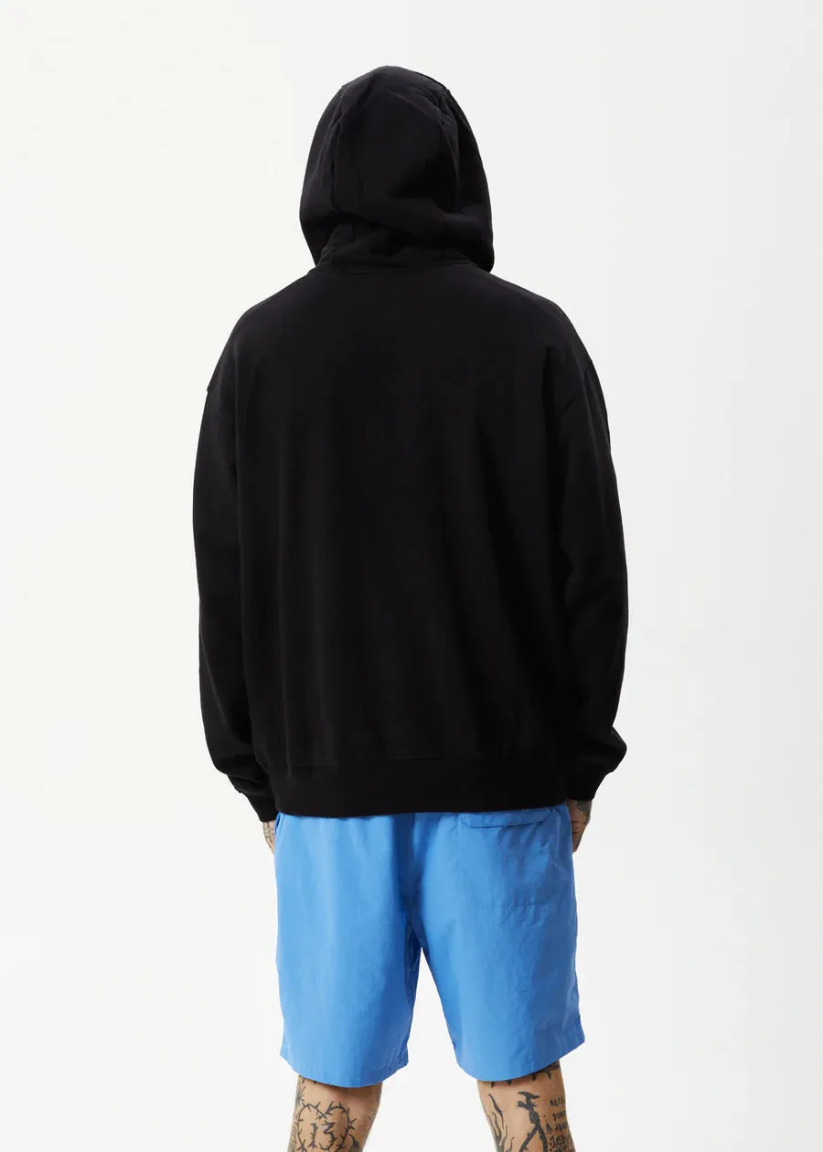Afends Liquid Logo Hoodie - Black