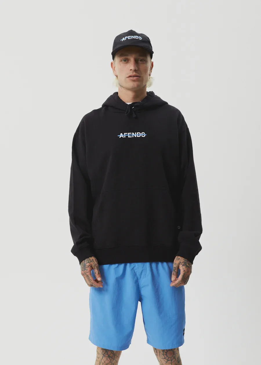 Afends Liquid Logo Hoodie - Black