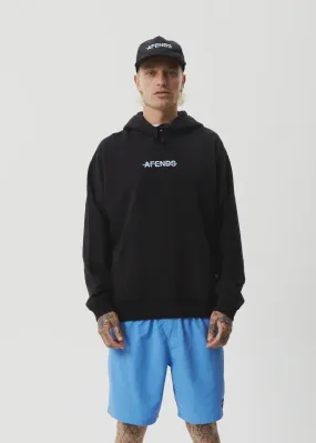Afends Liquid Logo Hoodie - Black