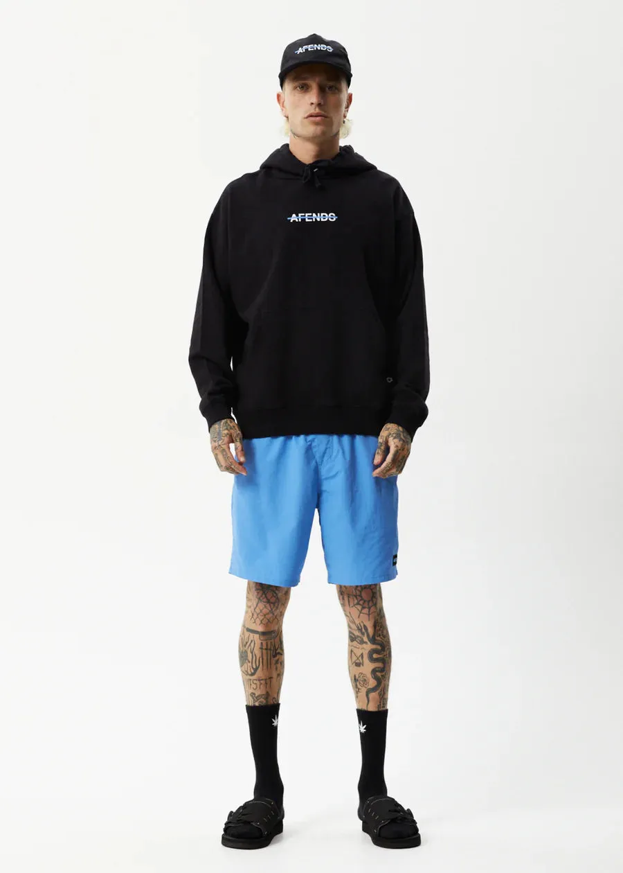 Afends Liquid Logo Hoodie - Black