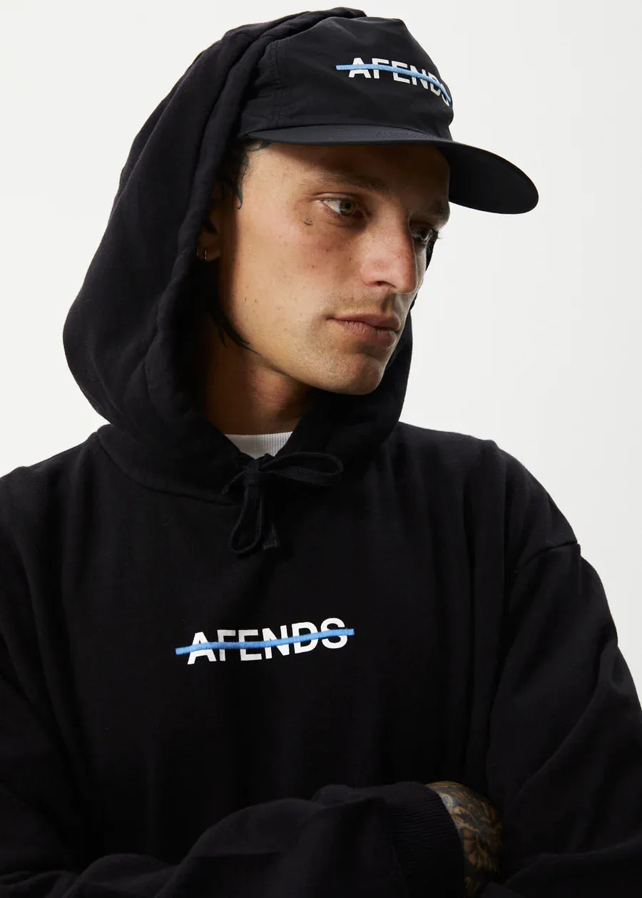Afends Liquid Logo Hoodie - Black