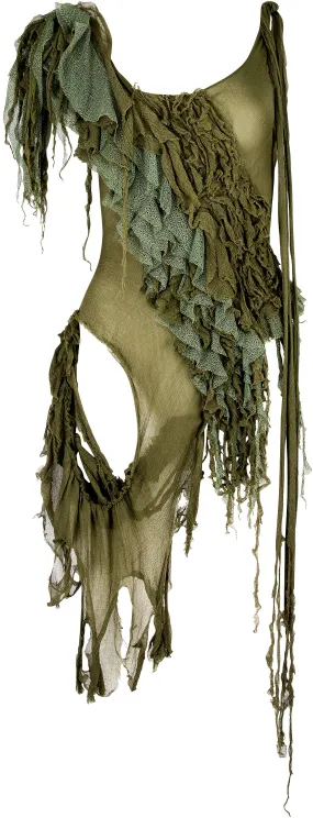 Alexander McQueen Spring 2003 Runway Irere Shipwreck Tunic Top