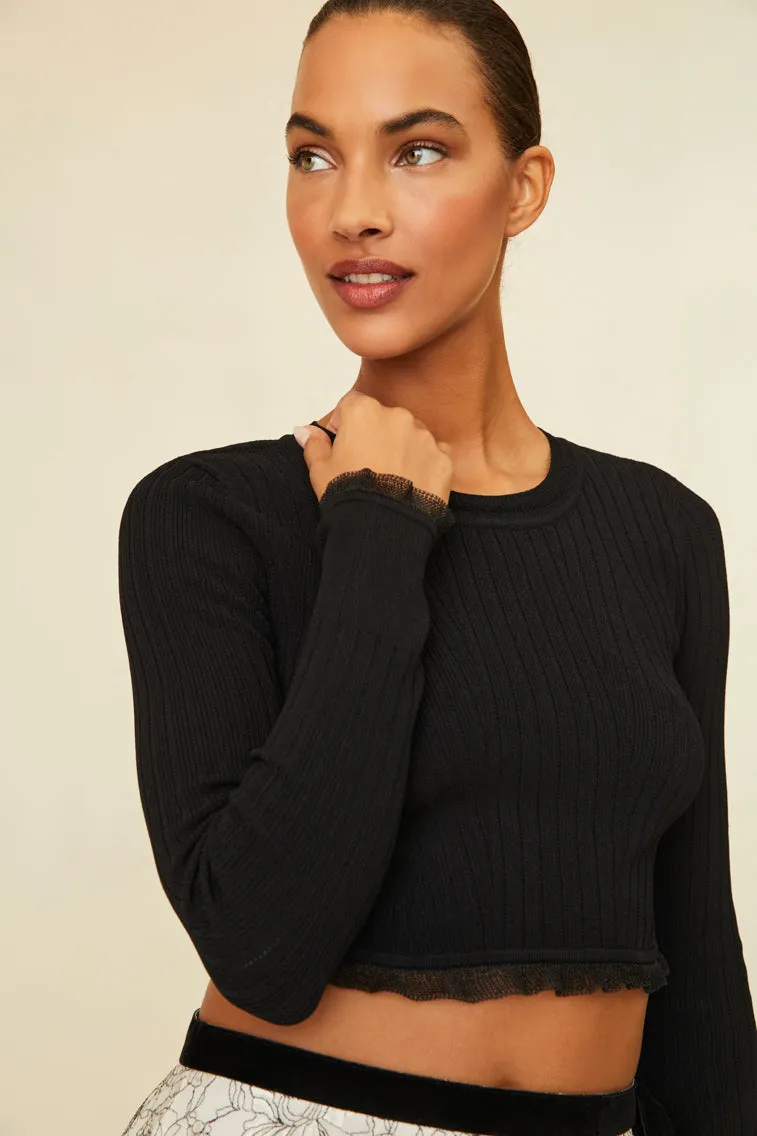 Amandine Crop Pullover