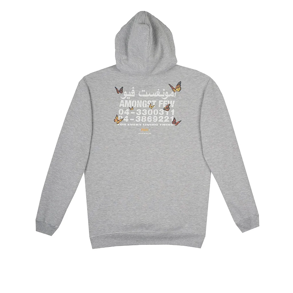 amongst few x Felt - Butter Stencil Hoodie (Grey)