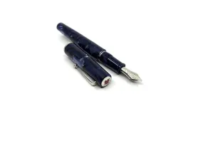 ASC Bologna Medio Blue la Royale Celluloid Exclusive for Canada-  Fitted with Nakaya Nib!