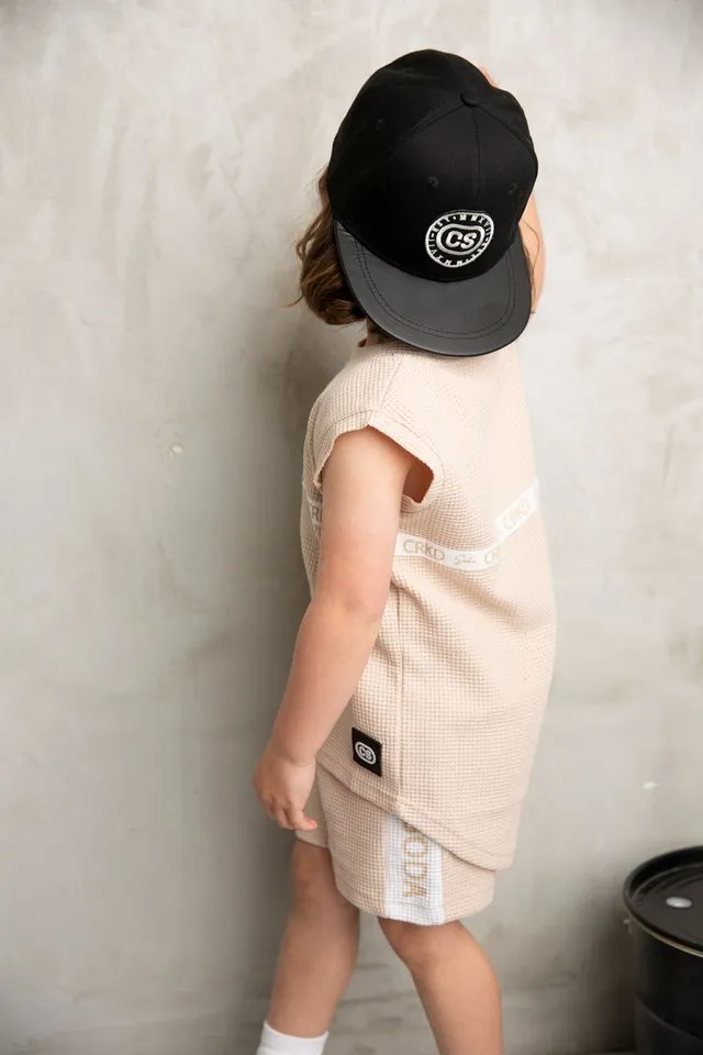 Axel Detailed Tank - Beige