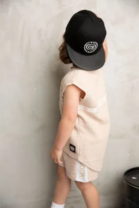 Axel Detailed Tank - Beige