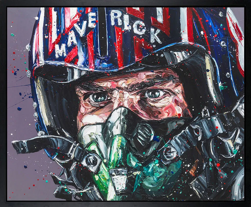 Bullshit, You Can Be Mine Maverick Hand Embellished Canvas by Paul Oz