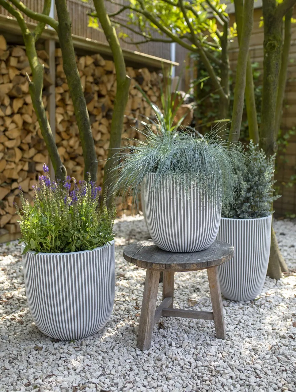 Capi Europe Low Groove Elegant Vase