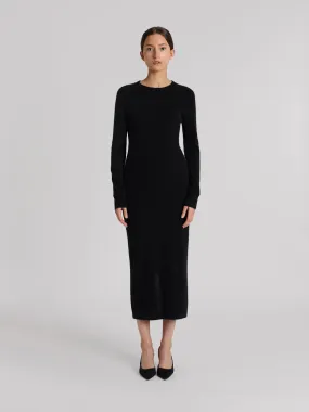 Cashmere dress "Hedvig" - black