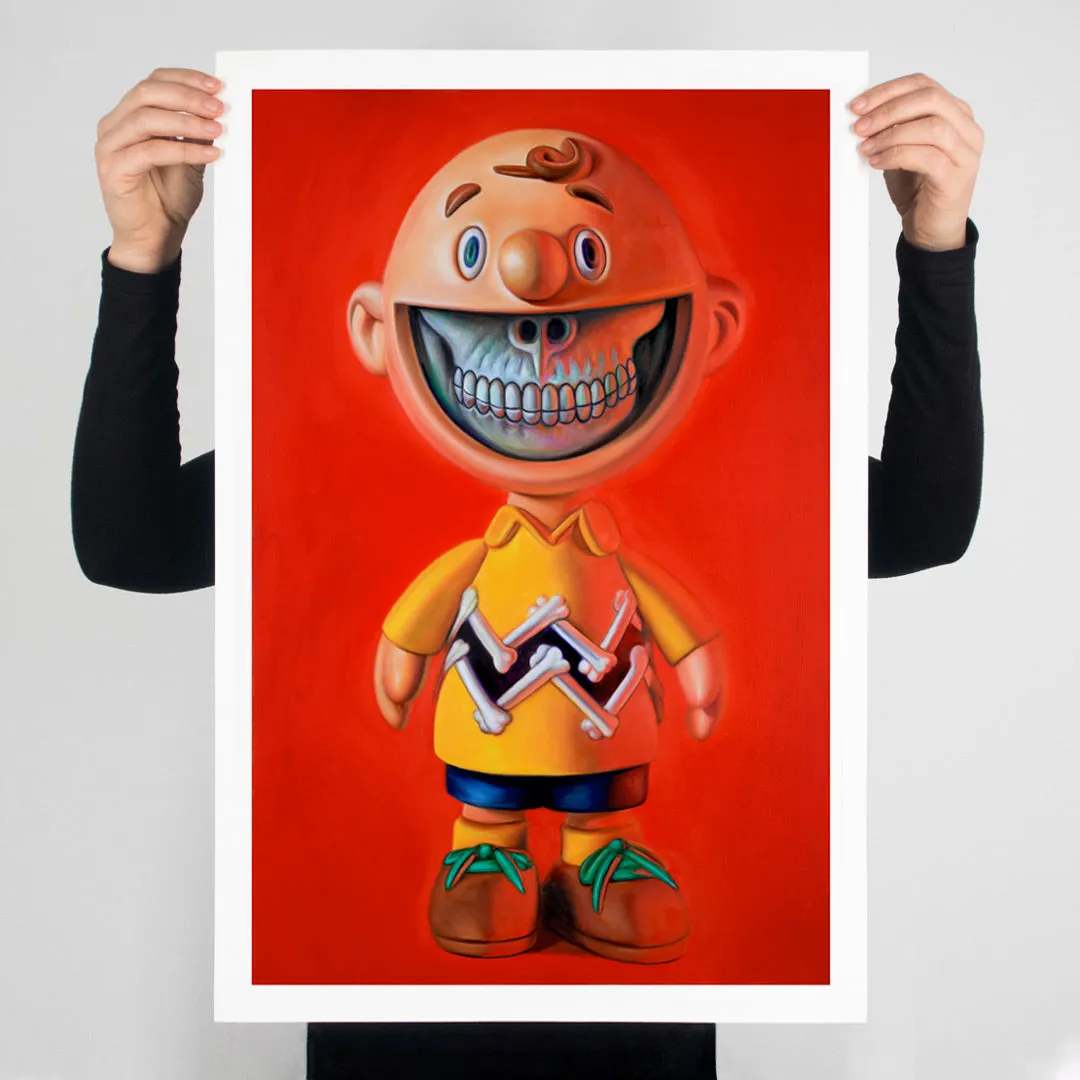 Charlie Brown Grin Print