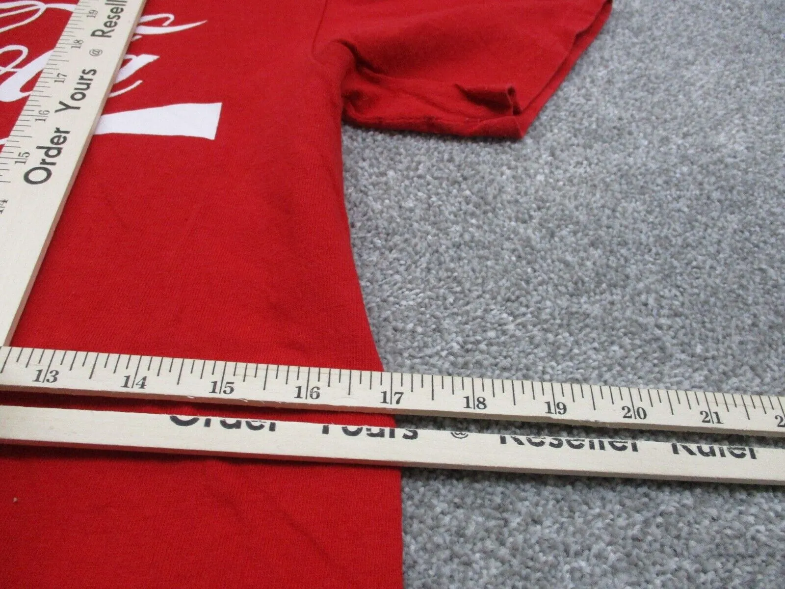 Coca Cola T-Shirt Mens Size Small Red Enjoy 100% Cotton Short Sleeve Solid