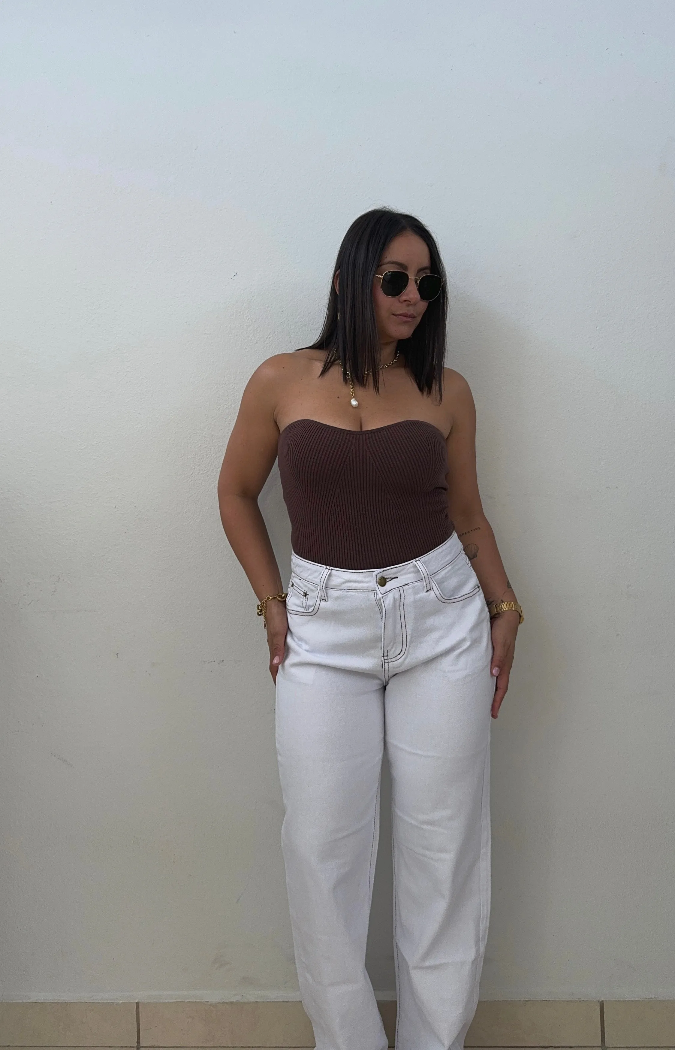 Coffee Bean Tube Top