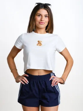 Cutesy Teddy Bear Graphic Baby Tee
