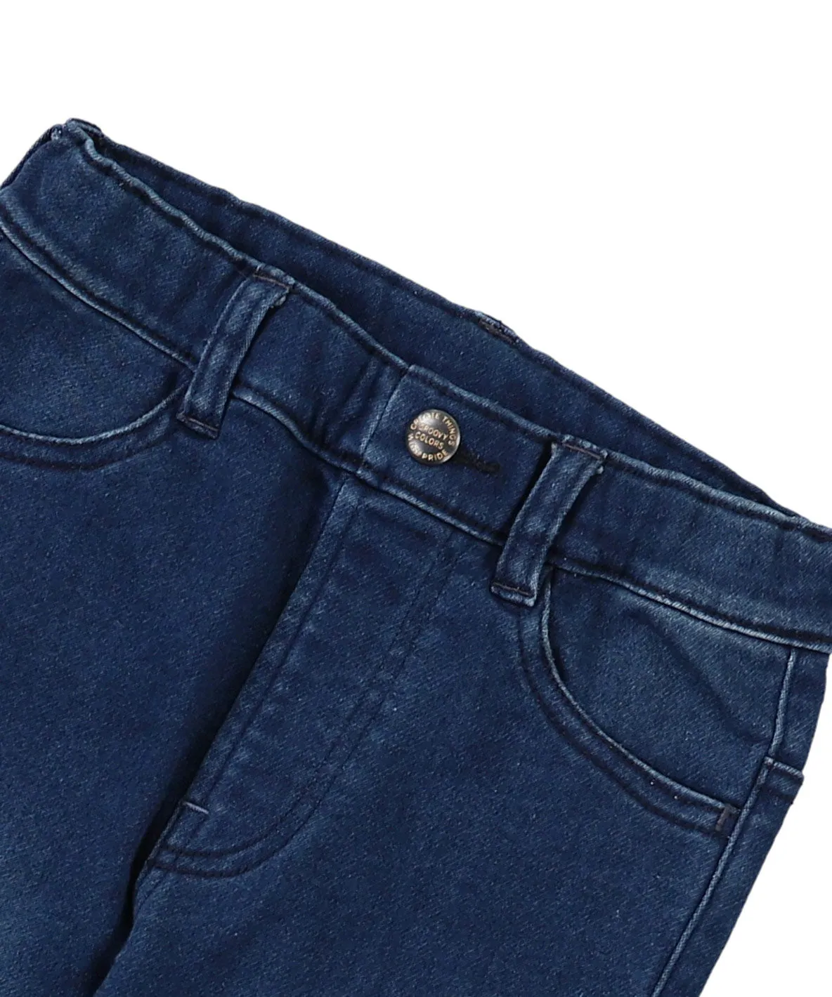 Denim High Waist Skinny Pants
