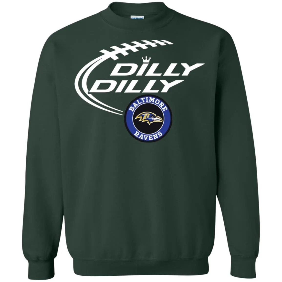 Dilly Dilly Baltimore Ravens Nfl Football Unisex Crewneck Pullover Sweatshirt
