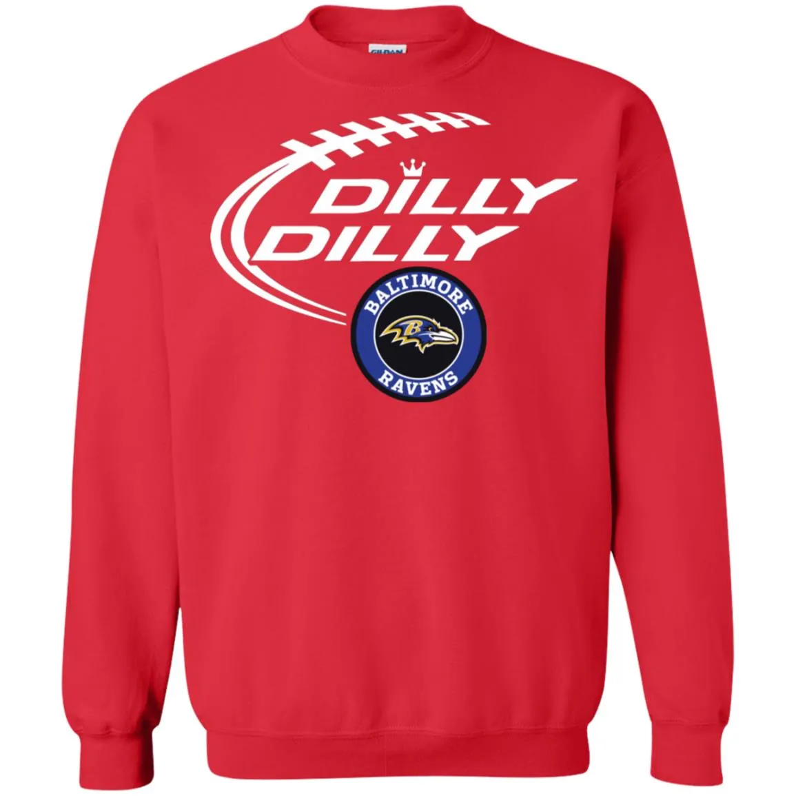 Dilly Dilly Baltimore Ravens Nfl Football Unisex Crewneck Pullover Sweatshirt