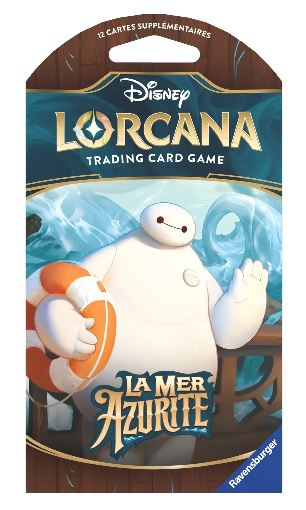 Disney Lorcana JCC : La Mer Azurite - Booster sous blister (1x blister cartonné aléatoire)- FR