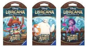 Disney Lorcana JCC : La Mer Azurite - Booster sous blister (1x blister cartonné aléatoire)- FR