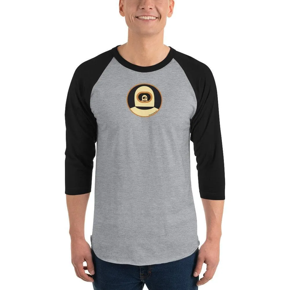 Doppelgänger 3/4 sleeve raglan shirt