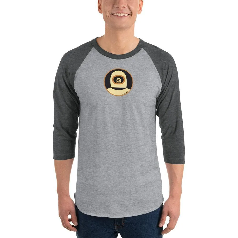 Doppelgänger 3/4 sleeve raglan shirt