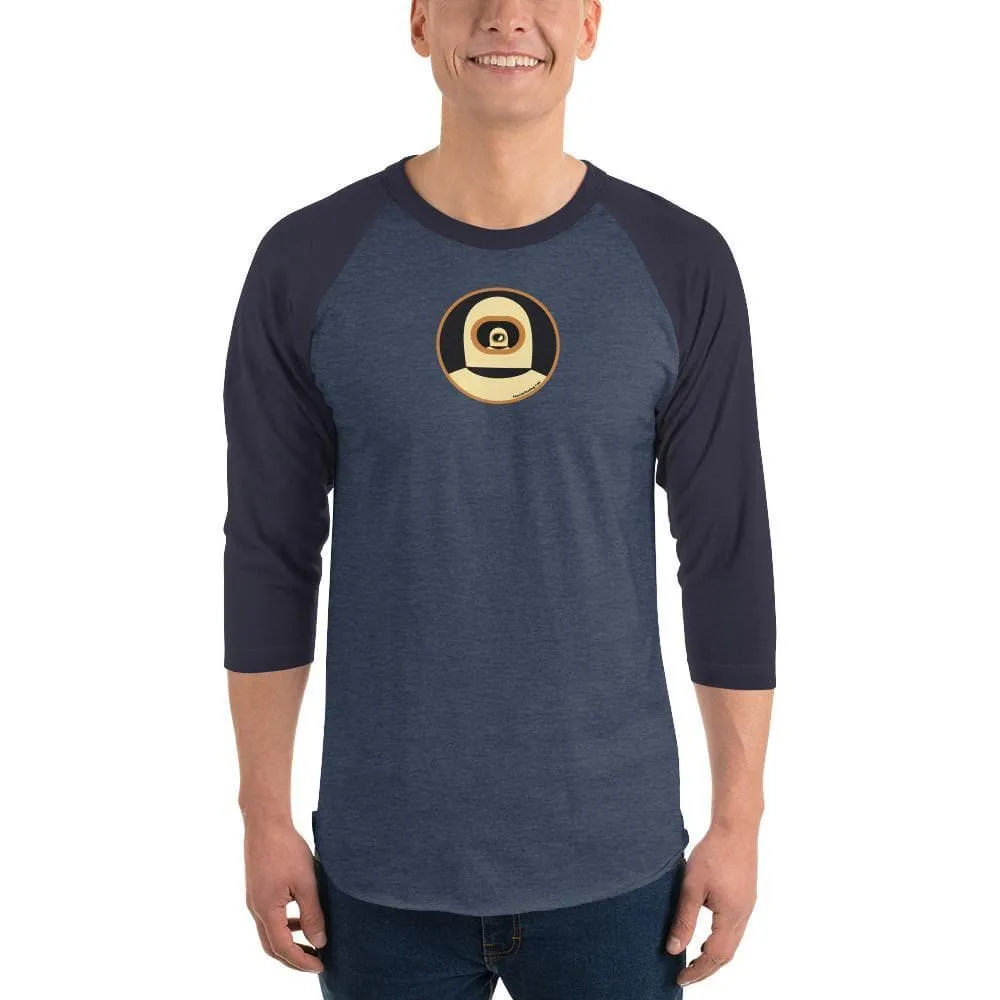 Doppelgänger 3/4 sleeve raglan shirt