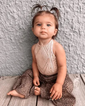 Drake Crochet Halter Romper