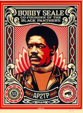 Educate to Liberate Silkscreen Print by Shepard Fairey- OBEY