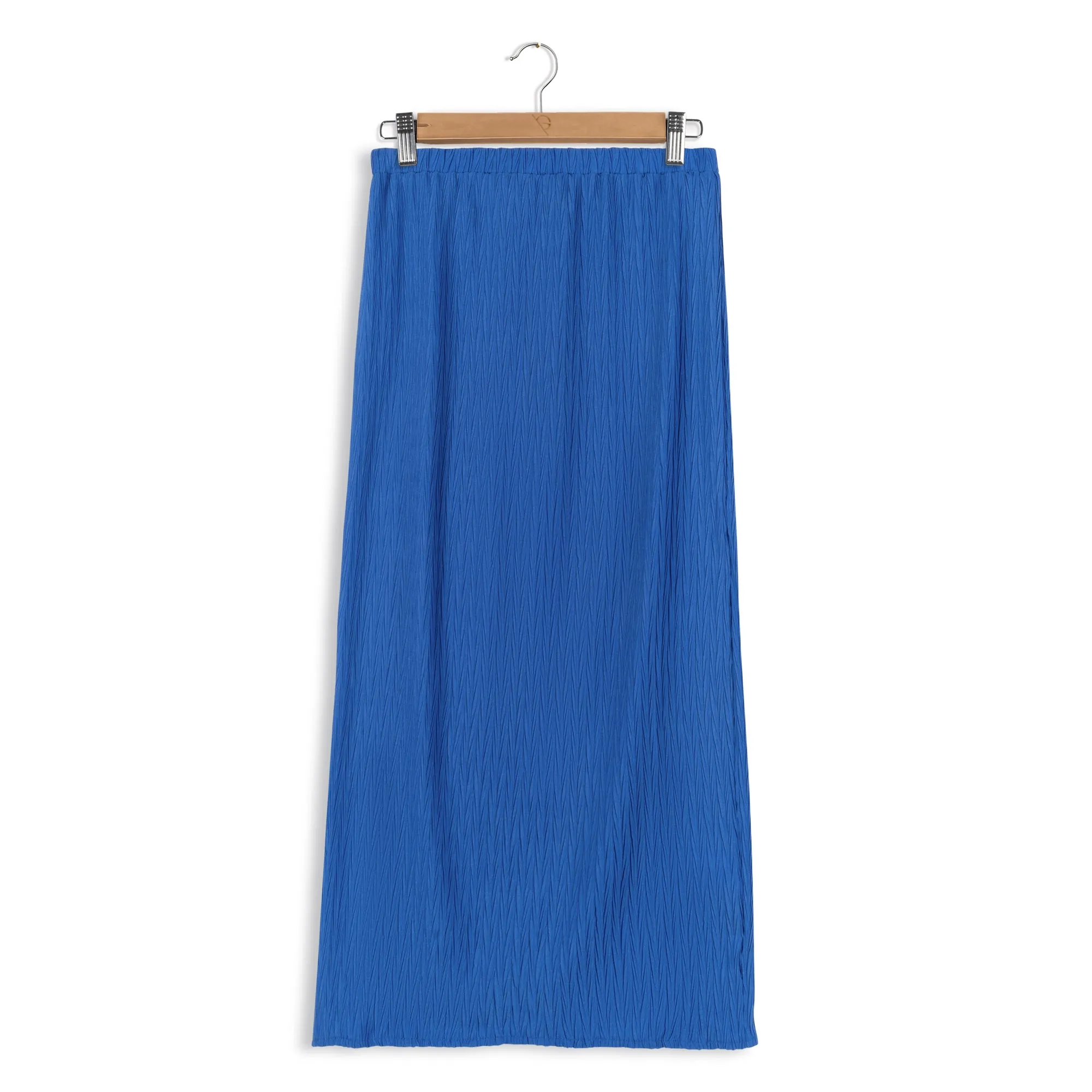 element plisse maxi column skirt