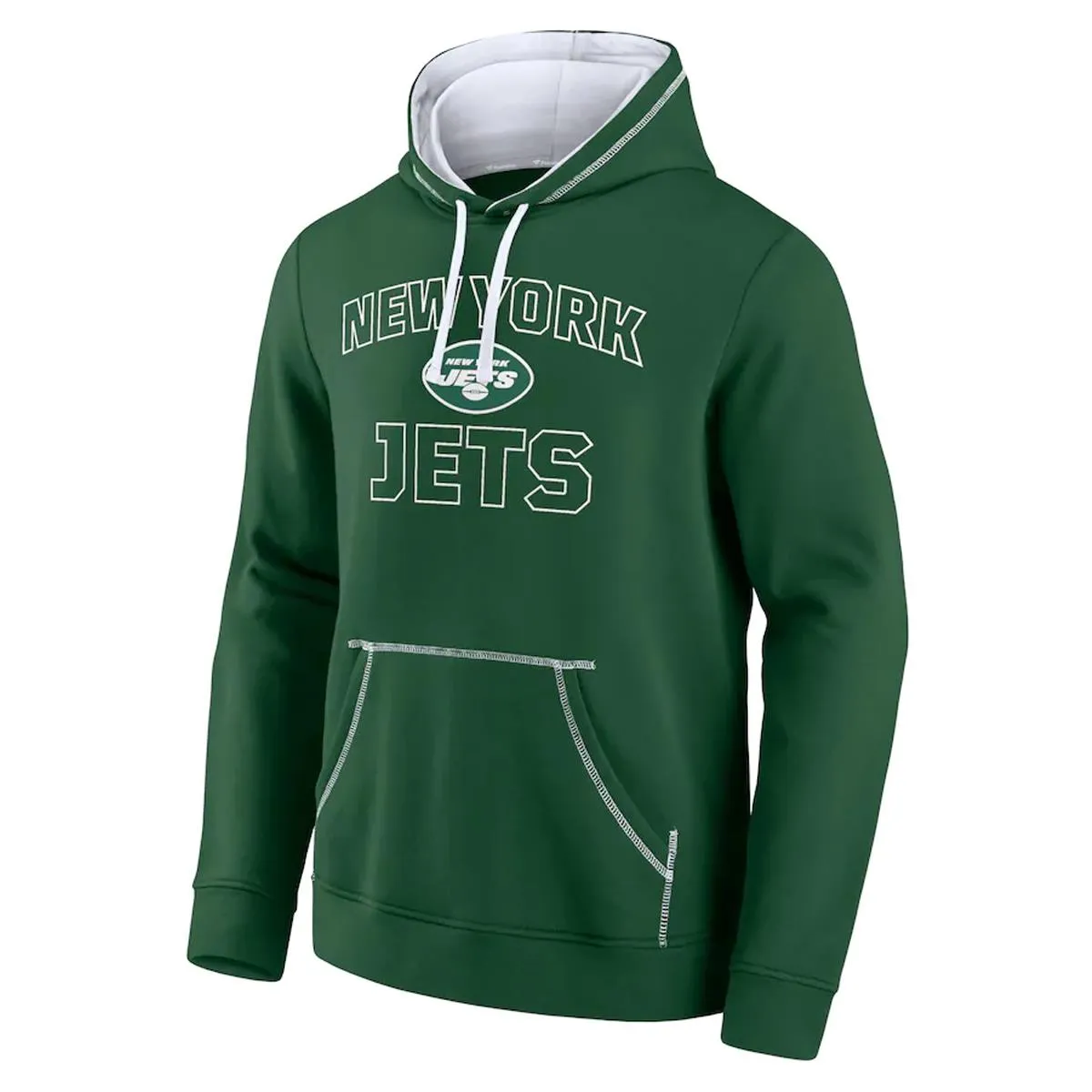 Fanatics NFL Men's New York Jets Tiebreaker Fleece Pullover Hoodie
