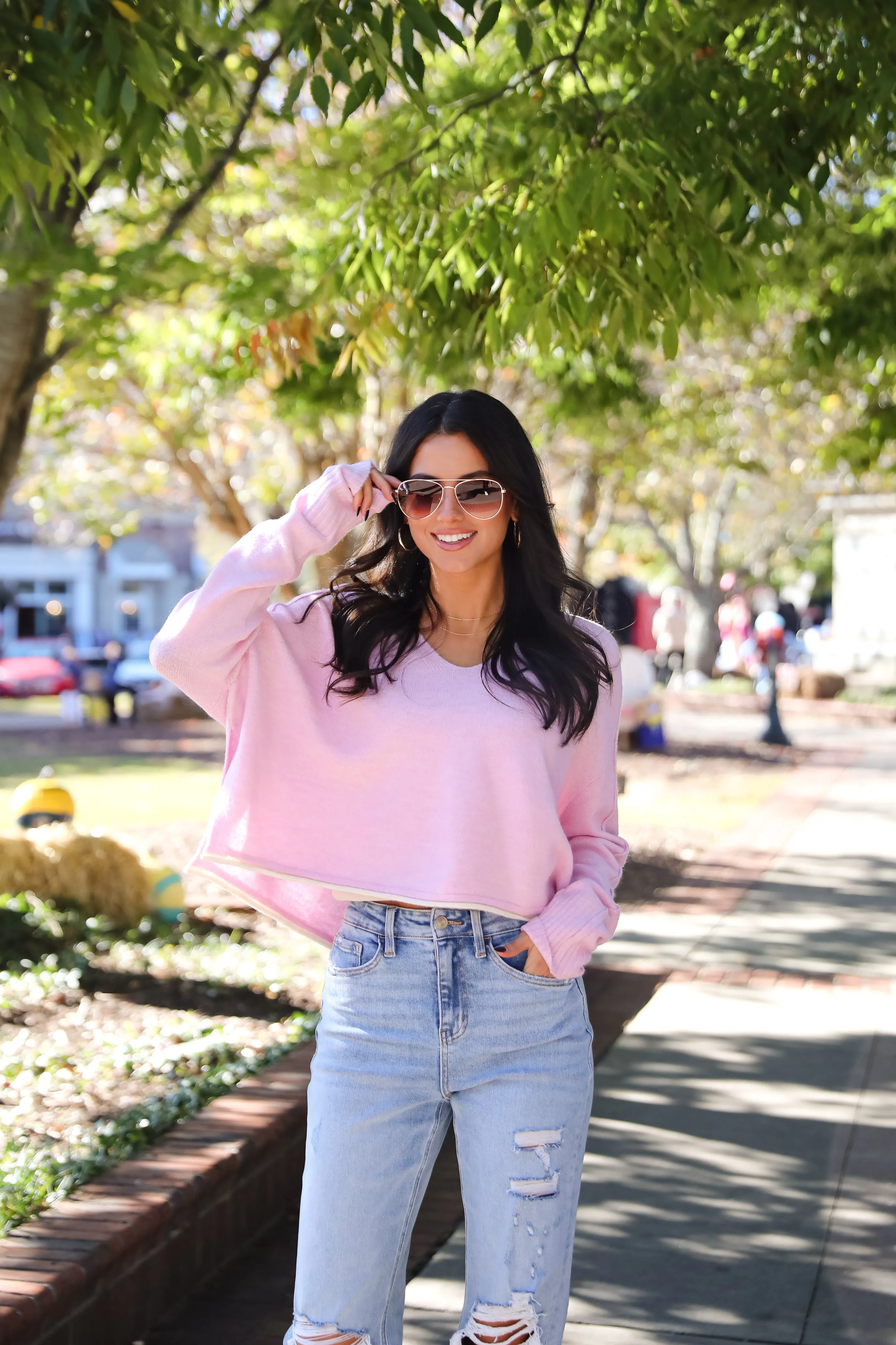 FINAL SALE - Absolutely Snuggly Light Pink Sweater
