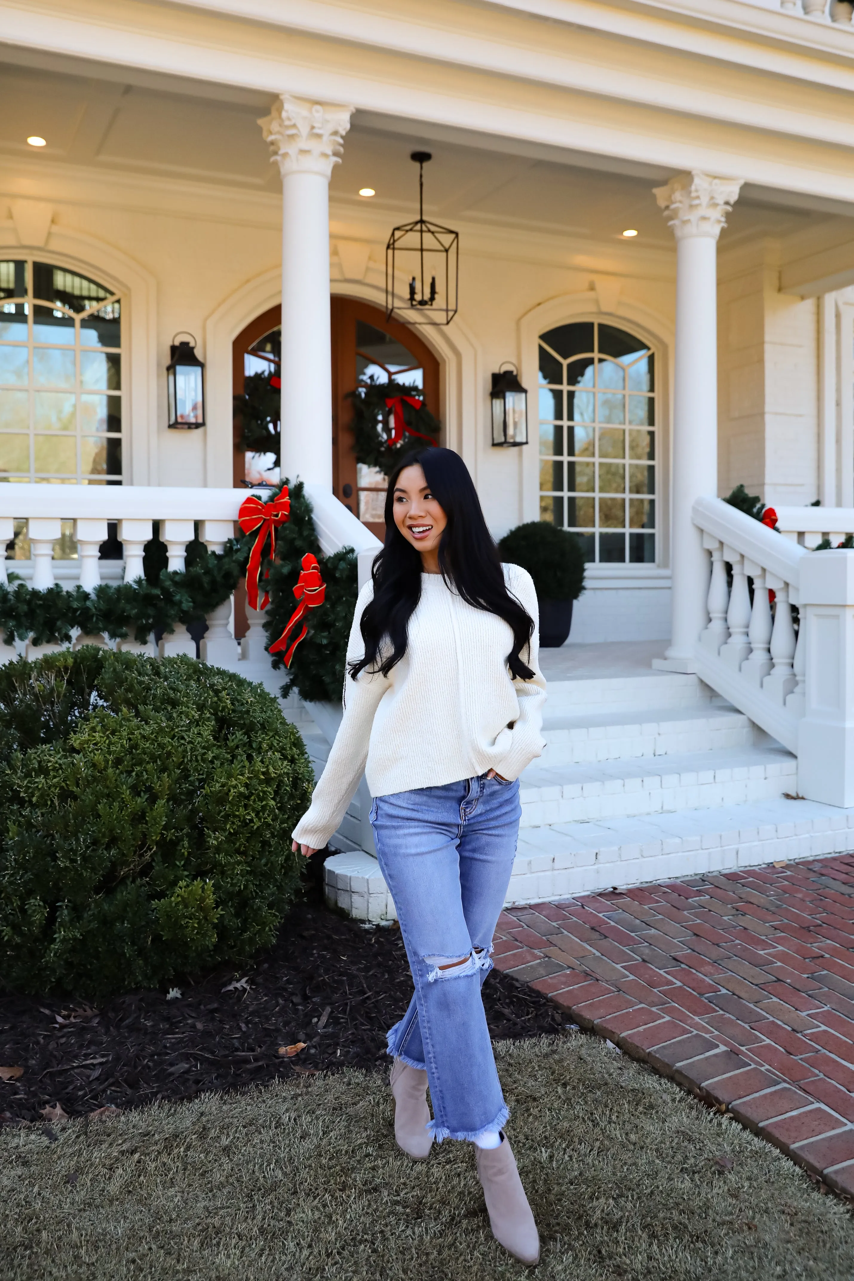 FINAL SALE - Charismatic Sense Cream Sweater