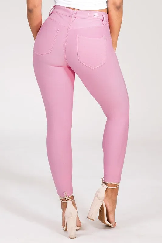 Flexible Skinny Pants - Barbie Pink