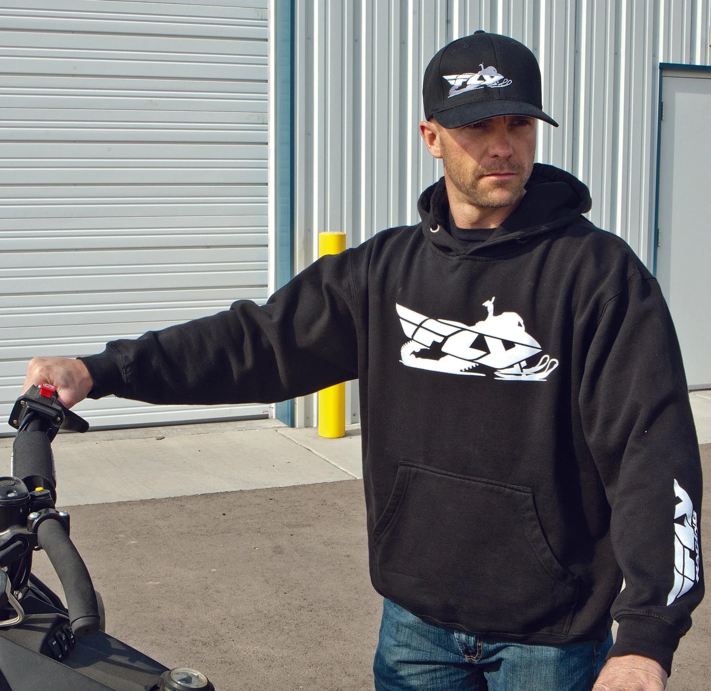 FLY RACING FLY PRIMARY HOODIE BLACK MD BLACK MD 354-0160~3