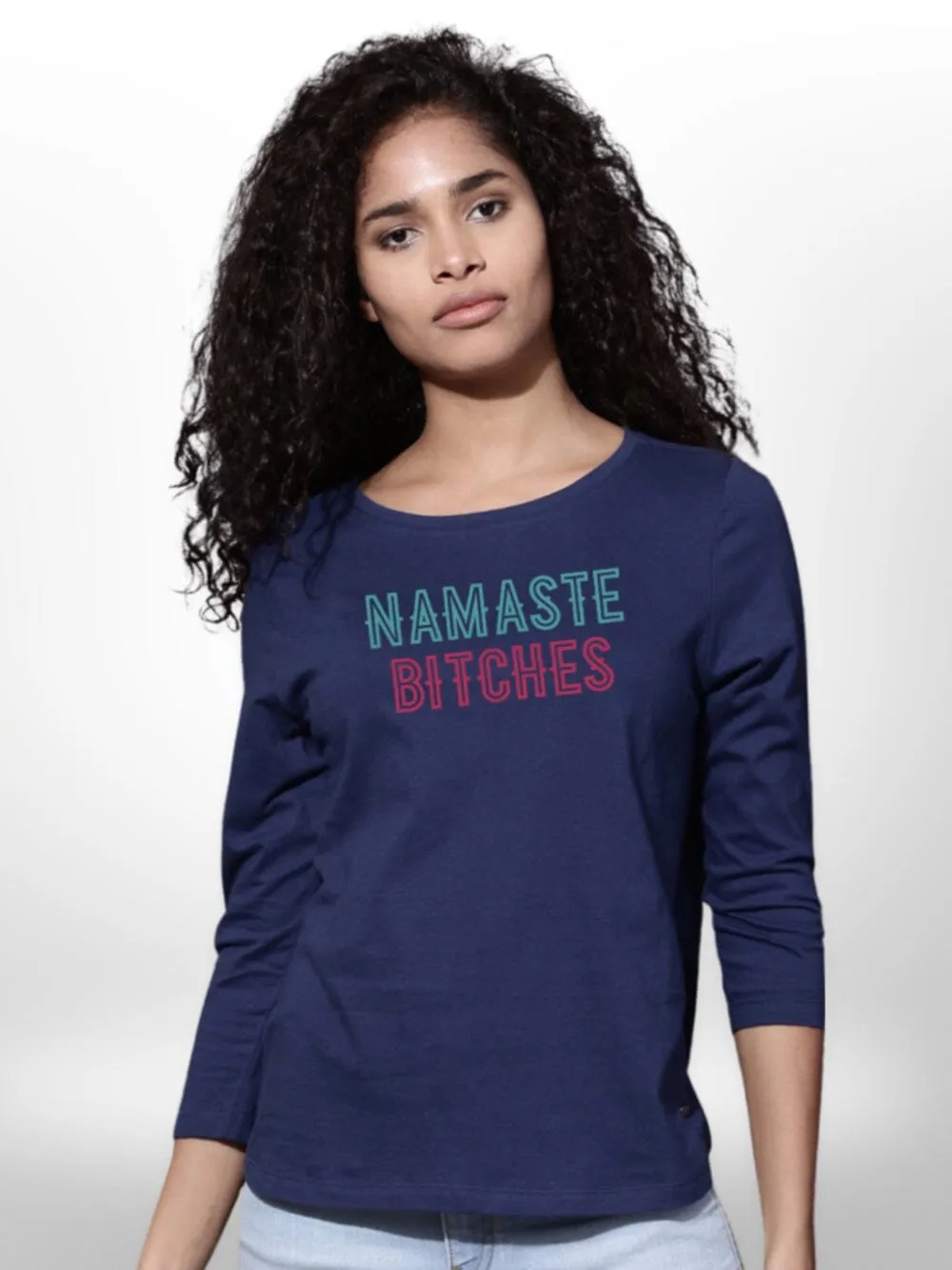 four Quarter Sleeve Beautiful Womens T-Shirt