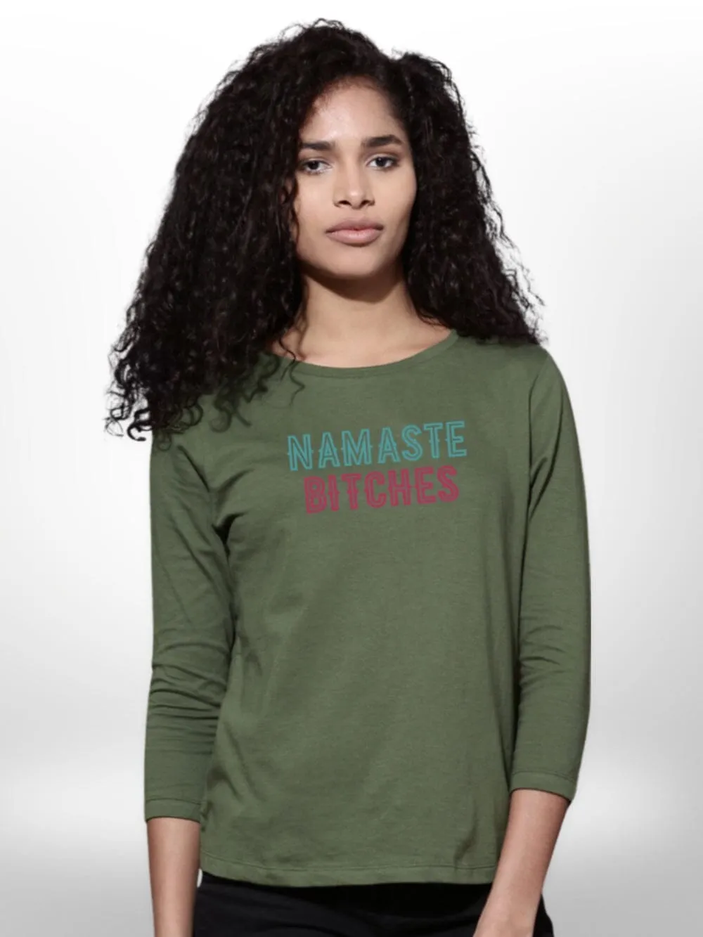 four Quarter Sleeve Beautiful Womens T-Shirt