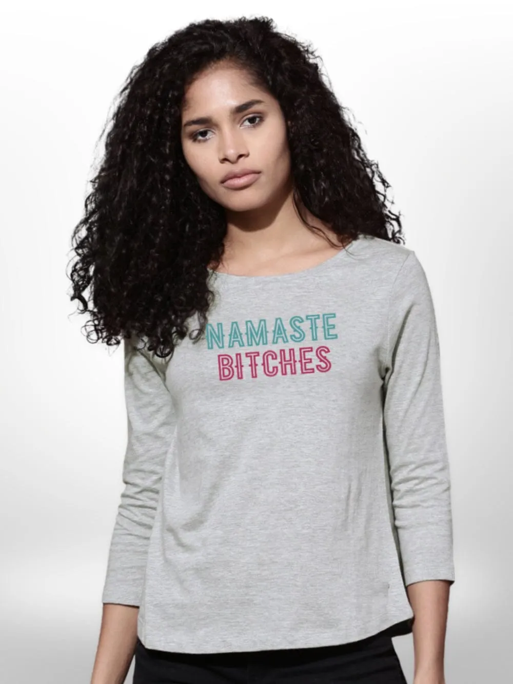 four Quarter Sleeve Beautiful Womens T-Shirt