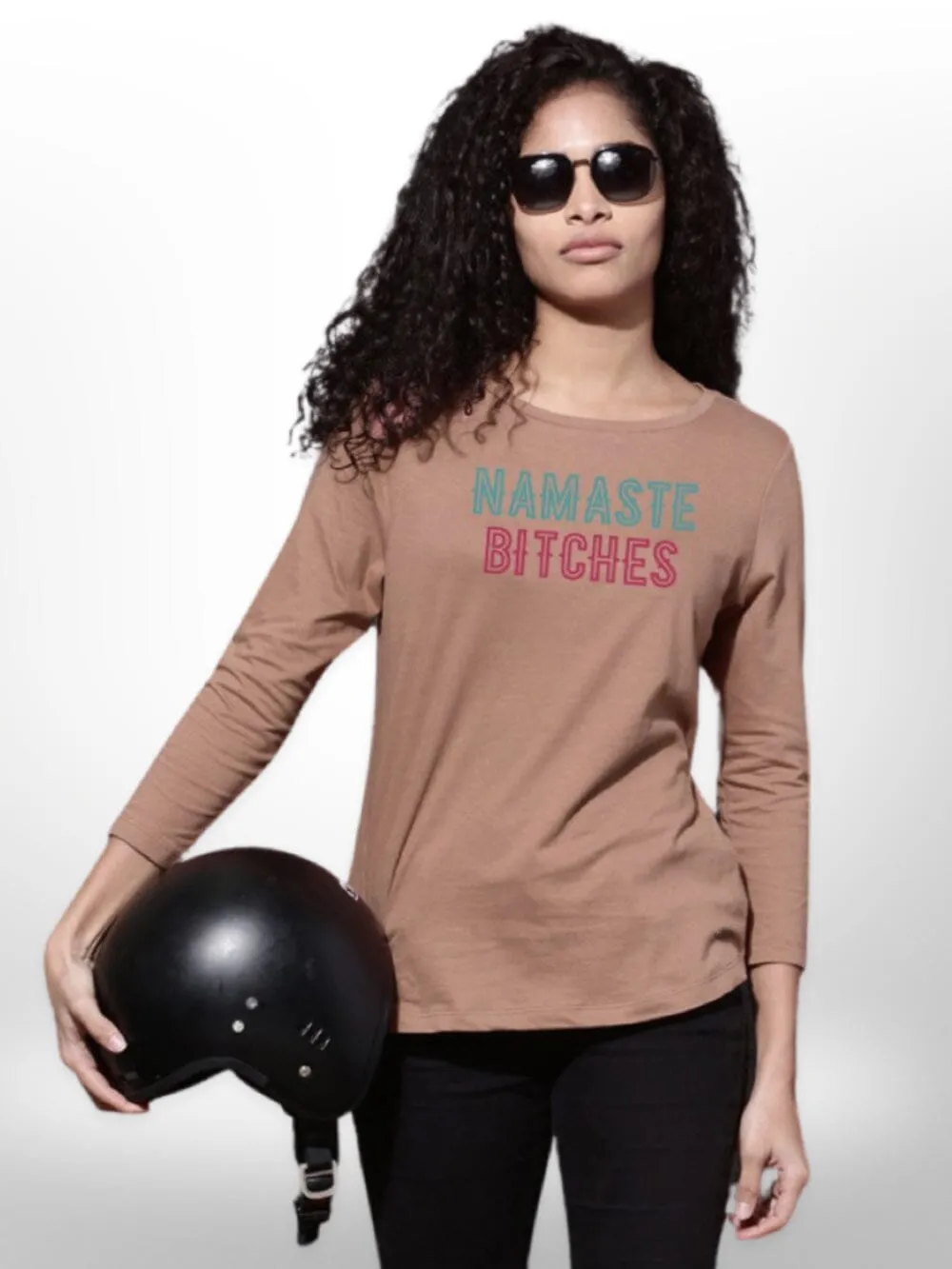 four Quarter Sleeve Beautiful Womens T-Shirt