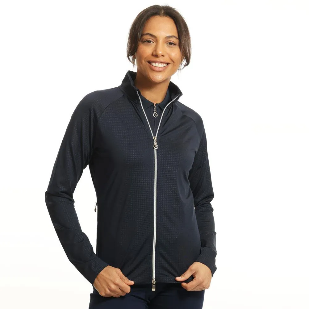 Full Zip Embossed Top Layer