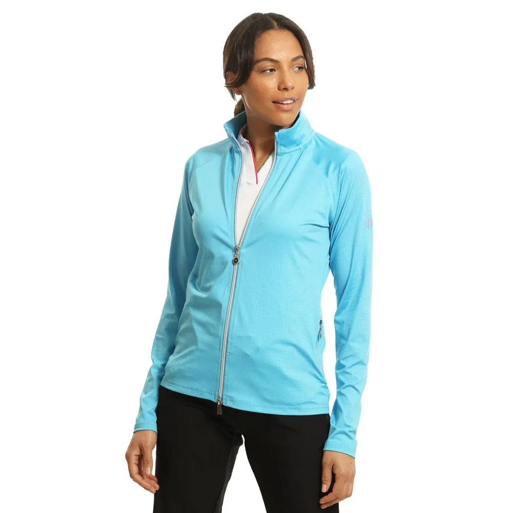 Full Zip Embossed Top Layer